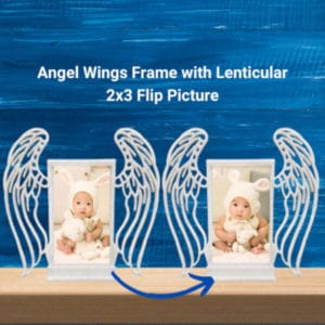 Angel Wing 2x3 Lenticular Photo Frames