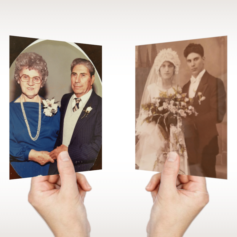 anniversary then and now photo ideas