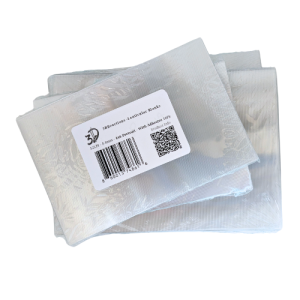 Image of multiple 10 packs of 52 lpi lenticular blanks with adhesive backing